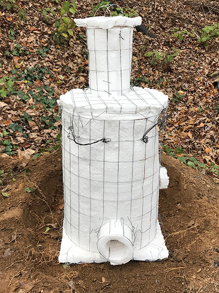 my DIY gas raku kiln