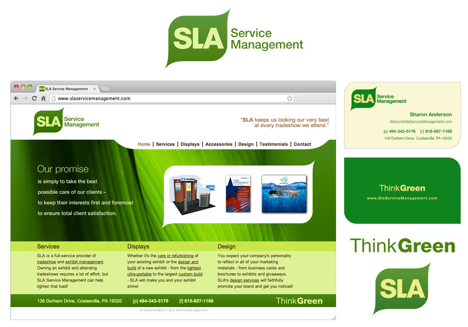 SLA branding and website design
