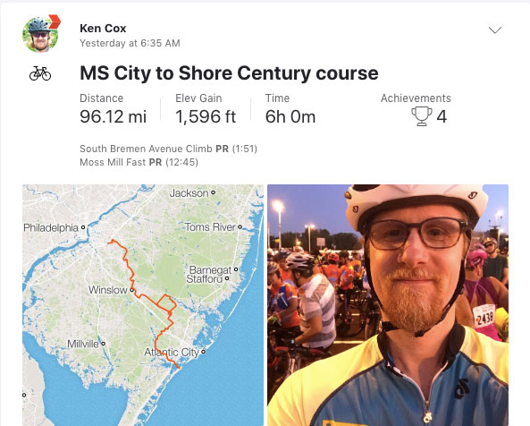 City to Shore start